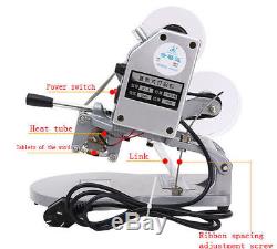 DY-8 Direct Thermal Foil Stamp Printer coding machine Date Ribbon coder 60W 220V