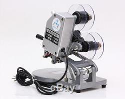 DY-8 Direct Thermal Foil Stamp Printer coding machine Date Ribbon coder 60W 220V