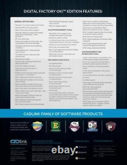 Digital Factory Version 10 OKI Edition RIP Software by CADlink Ideal For T-Shirt