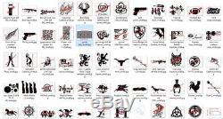 Dxf format complete art collection on CD for plasma cutting 130+ files by FNFAB