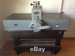 ETCHING PRESS CONRAD E-24 24x53 Steel Bed 51 Reduction Drive Printing Rembrandt