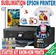 Epson Printer With Sublimation Ink Heat Transfer Print Garden Flag Bundle