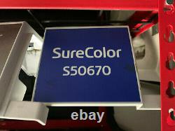 Epson surecolor s50670 Control panel cover replacement OEM working As is
