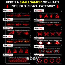 Flames Clipart-vinyl Cutter Plotter Images-eps Vector Clip Art Sign Graphics CD