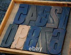 GIANT NUMBERS 0-9 RARE 8.88 Letterpress wooden type woodtype wood number