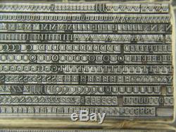 Garamond Bold 10 pt Metal Type Letterpress Type Printers Type