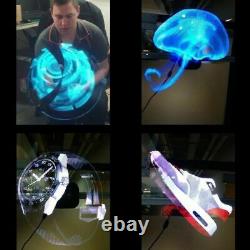 Glassless 3D Air Holographic Projector Hologram Player Lamp Advertising LEDs