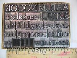 Goudy 48 pt. Letterpress Metal type Printers Type