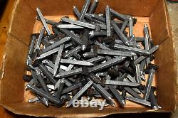 HUGE Lot 145 Letterpress Printing Press Typeset Letter Numbers Characters WOW
