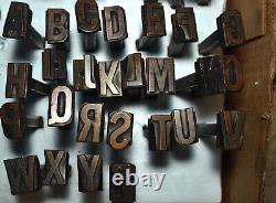 HUGE Lot 145 Letterpress Printing Press Typeset Letter Numbers Characters WOW