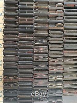 Hamilton Fancy Letterpress wood type Woodtype 241 Pc. 5 Pica (13/16) High