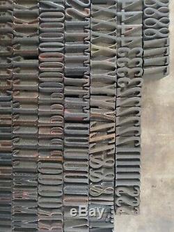 Hamilton Fancy Letterpress wood type Woodtype 241 Pc. 5 Pica (13/16) High