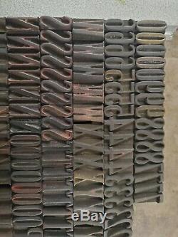 Hamilton Fancy Letterpress wood type Woodtype 241 Pc. 5 Pica (13/16) High