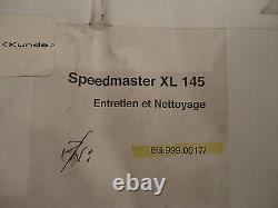 Heidelberg, Maintenance & Clean Speedmaster XL 145, Part#6g. 999.0017/ New