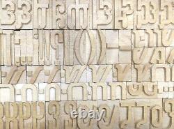 Hindi /Devanagari script Letterpress wooden printing type typography 273pc #LB40