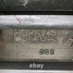 Hopkins International Screen Printing System D-5200 Head Assembly W /Clamp CC2