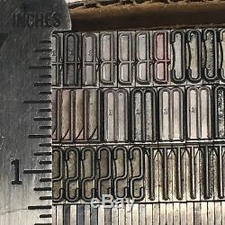 Huxley Vertical 30 pt ATF 596 Letterpress Type Vintage Printer's Lead Metal