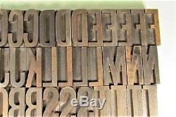 JG Cooley Gothic Special Letterpress Blocks Wood Type 2 inch Uppercase Numbers