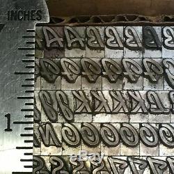 Kaufman Bold 24 pt ATF 657 Letterpress Type Vintage Metal Lead Sorts Font