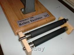 Kelsey Excelsior 3x5 Rollers and trucks rubber, to fit your letterpress press