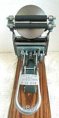 Kelsey Model N 3x5 2 Roller Platen Letterpress Mint Condition Set Up & Extras