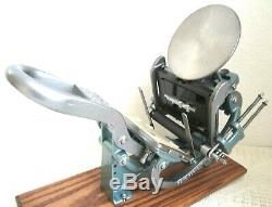 Kelsey Model N 3x5 2 Roller Platen Letterpress Mint Condition Set Up & Extras