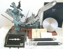 Kelsey Model N 3x5 2 Roller Platen Letterpress Mint Condition Set Up & Extras