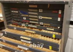 King McKay 12 drawer apt studio letterpress 2/3 Type Cabinet hamilton v32