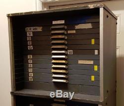 King McKay 12 drawer apt studio letterpress Small Type Cabinet Sort hobby AN01