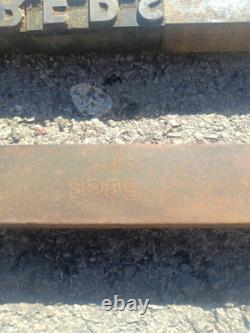 LETTERPRESS CHASE 10x15 Stone Type 3938 With Letters