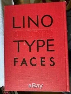LINOTYPE Specimen Book and Supplement, 1948, Very Good to Excellent, BEST OFFER