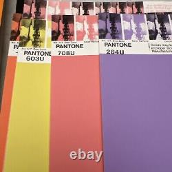 Large Lot 41 New Vintage Pantone By Letraset Uncoated Paper 20x26 Multicolor