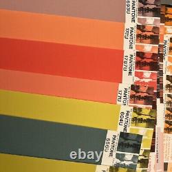 Large Lot 41 New Vintage Pantone By Letraset Uncoated Paper 20x26 Multicolor