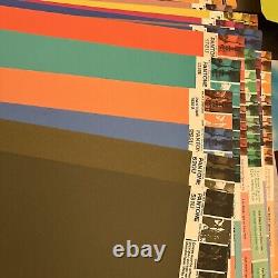 Large Lot 41 New Vintage Pantone By Letraset Uncoated Paper 20x26 Multicolor