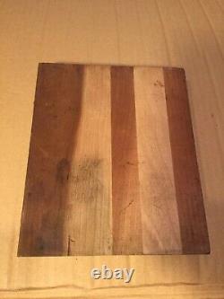 Large Wood Printing Letterpress Printers Block Schenley Whiskey Advertising