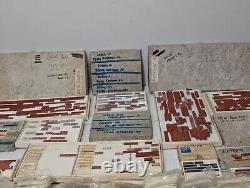 Large lot of assorted rubber letters and numbers Dennison, RIBtype Free Ship