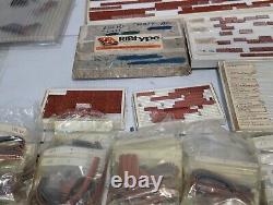 Large lot of assorted rubber letters and numbers Dennison, RIBtype Free Ship