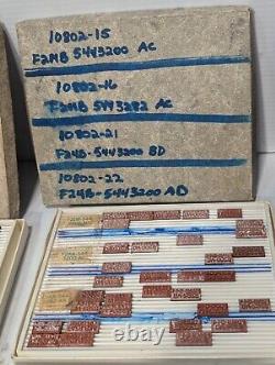 Large lot of assorted rubber letters and numbers Dennison, RIBtype Free Ship