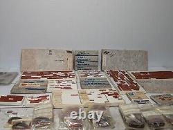 Large lot of assorted rubber letters and numbers Dennison, RIBtype Free Ship