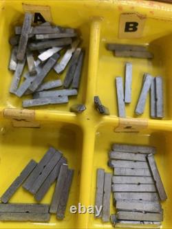 Letterpress 10 Point 20th Century Medium CAPS, lower case and Numbers with spacers