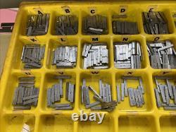 Letterpress 10 Point 20th Century Medium CAPS, lower case and Numbers with spacers