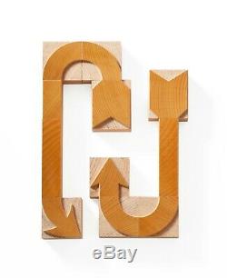 Letterpress Arrows Wood type, 18 pieces
