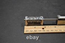 Letterpress Atlantic Numbering Machine 5 Cntr Drive Shaft Reverse with Plunger