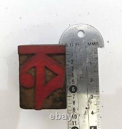 Letterpress Bengali script wood/wooden printing type typography 79 pc 39mm #LB49