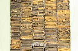 Letterpress Blocks Latin Printing Wood Type 1-5/8 Inch Uppercase Numbers