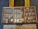 Letterpress Font Type (18 Point Janson) With California Job Case As-is