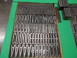 Letterpress Foundry Type 120 Point RALEIGH GOTHIC CONDENSED-ATF CAST