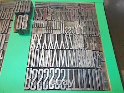 Letterpress Foundry Type 120 Point RALEIGH GOTHIC CONDENSED-ATF CAST