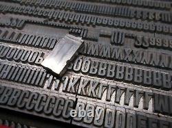 Letterpress Foundry Type 30 Point ALTERNATE GOTHIC NO. 3 (condensed)