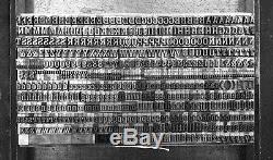 Letterpress Foundry type 24pt. Bold Latin Condensed from Stephenson Blake